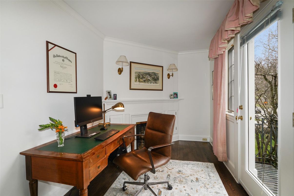 Home Office, Interior, Wood Texture Flooring