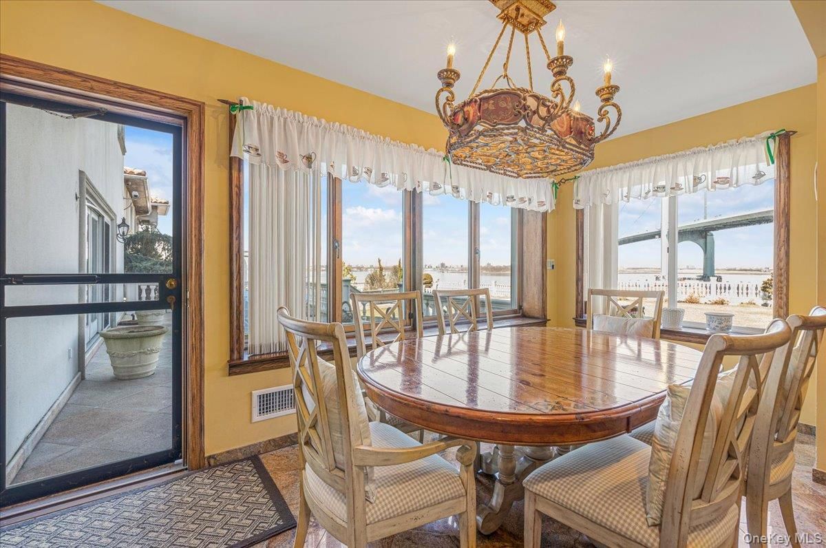 Chandelier, Dining room, Interior, Water