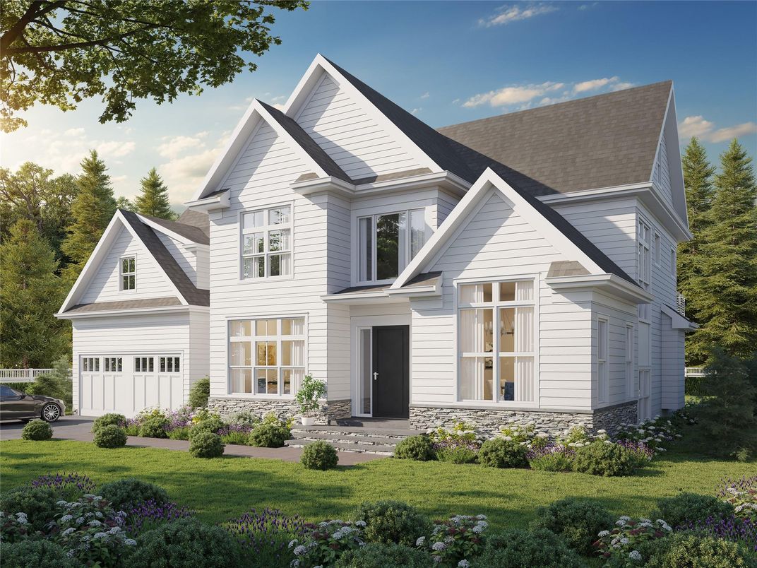 Attached, Exterior, Facade, Farmhouse