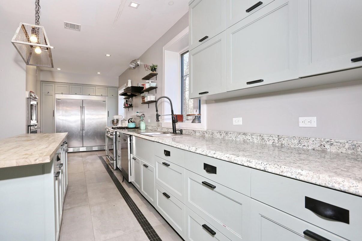 Interior, Kitchen, Recessed Lighting, Stainless Steel Appliances