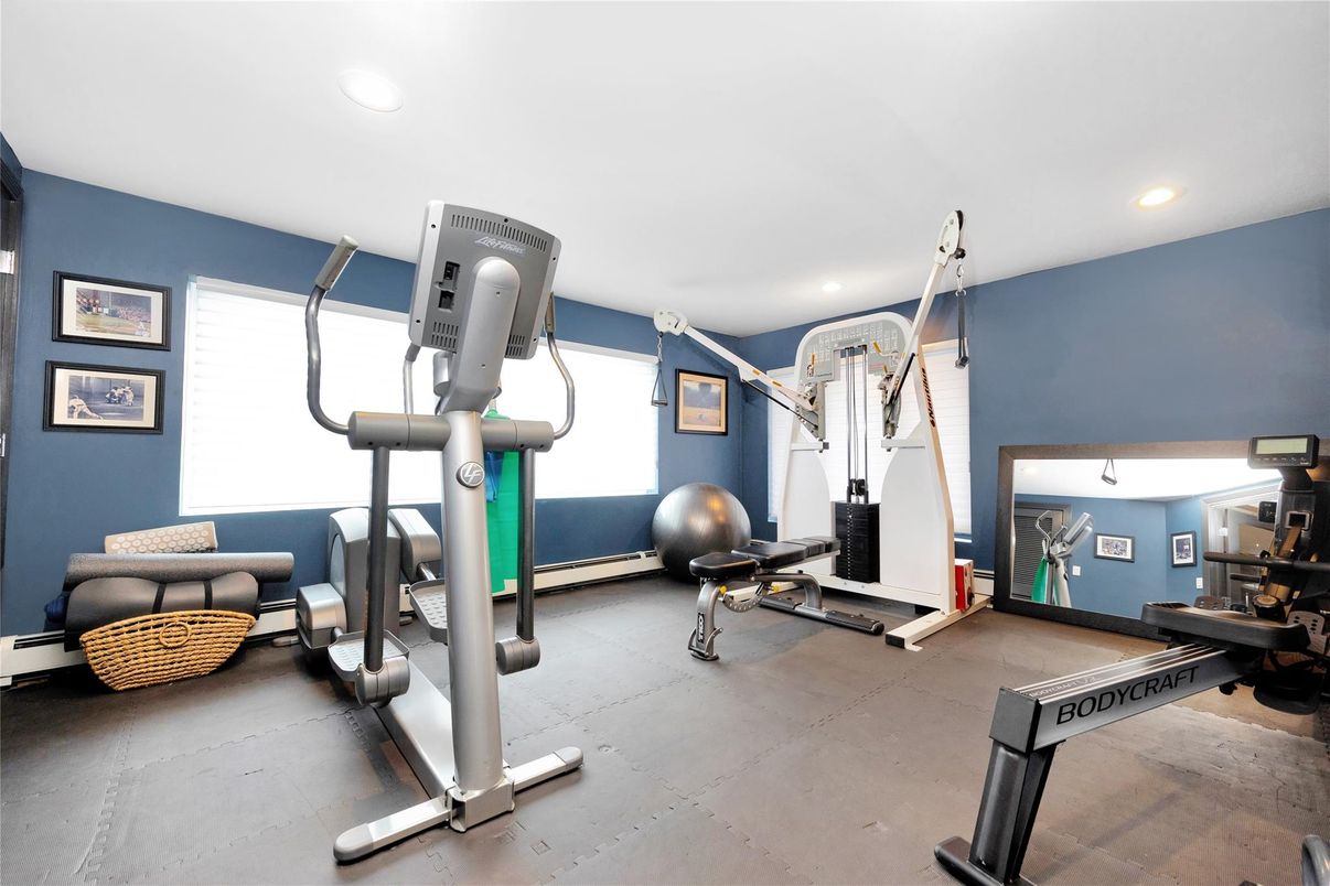 Fitness Equipment, Interior, Recessed Lighting