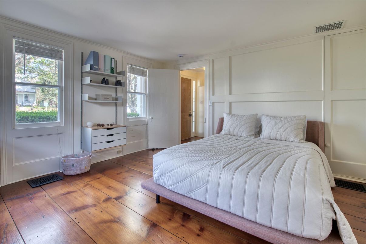 Bedroom, Interior, Wood Texture Flooring