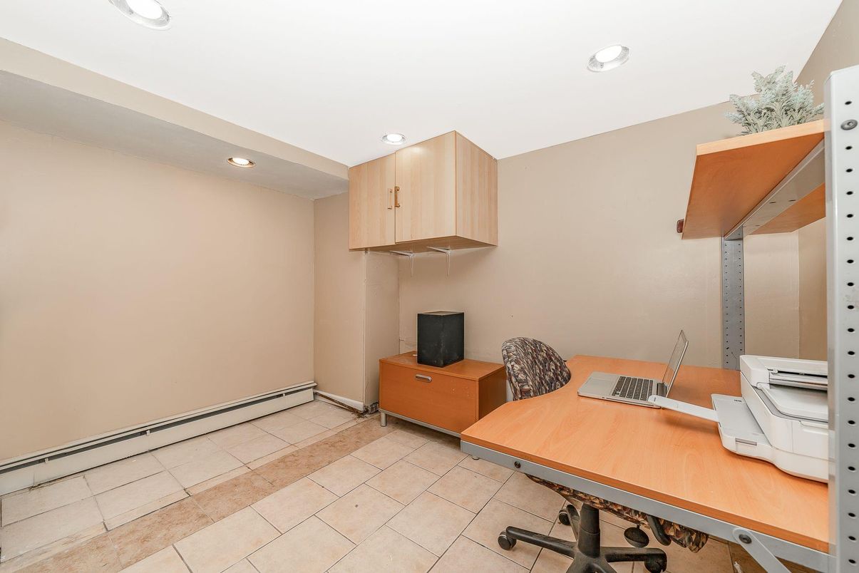 Home Office, Interior, Recessed Lighting