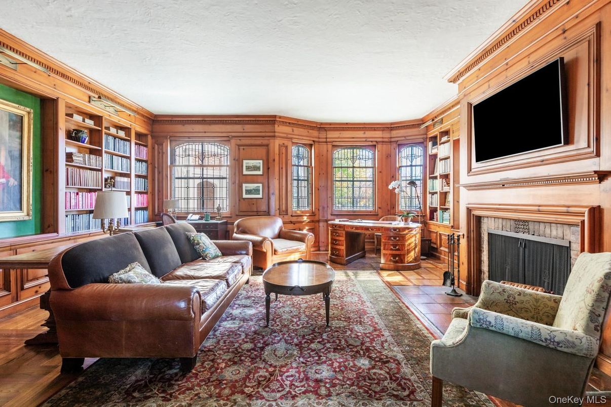 Fireplace, Interior, Living room, Wood Texture Flooring, Wooden Walls