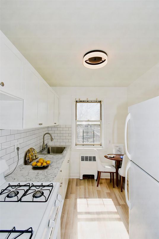 Interior, Kitchen, Wood Texture Flooring