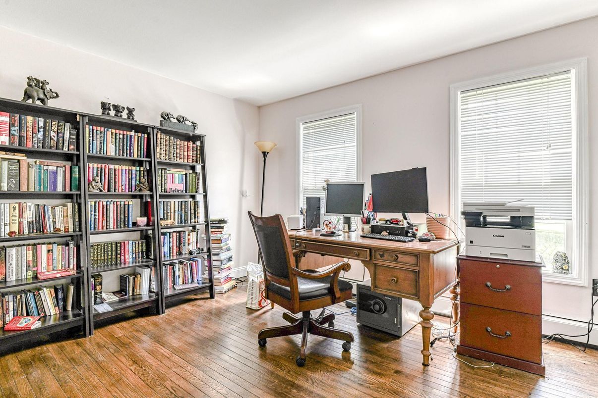 Home Office, Interior, Wood Texture Flooring