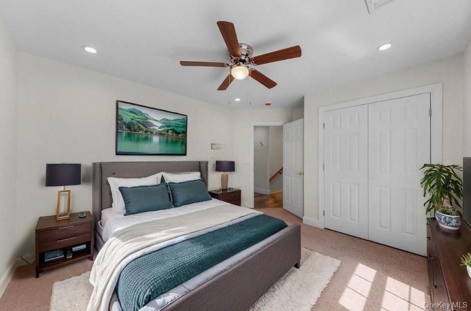 Bedroom, Interior, Recessed Lighting
