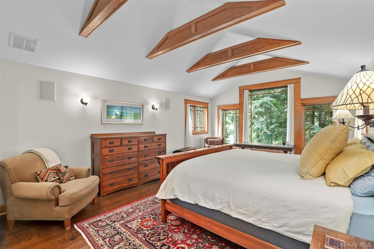 Bedroom, Interior, Wood Texture Flooring