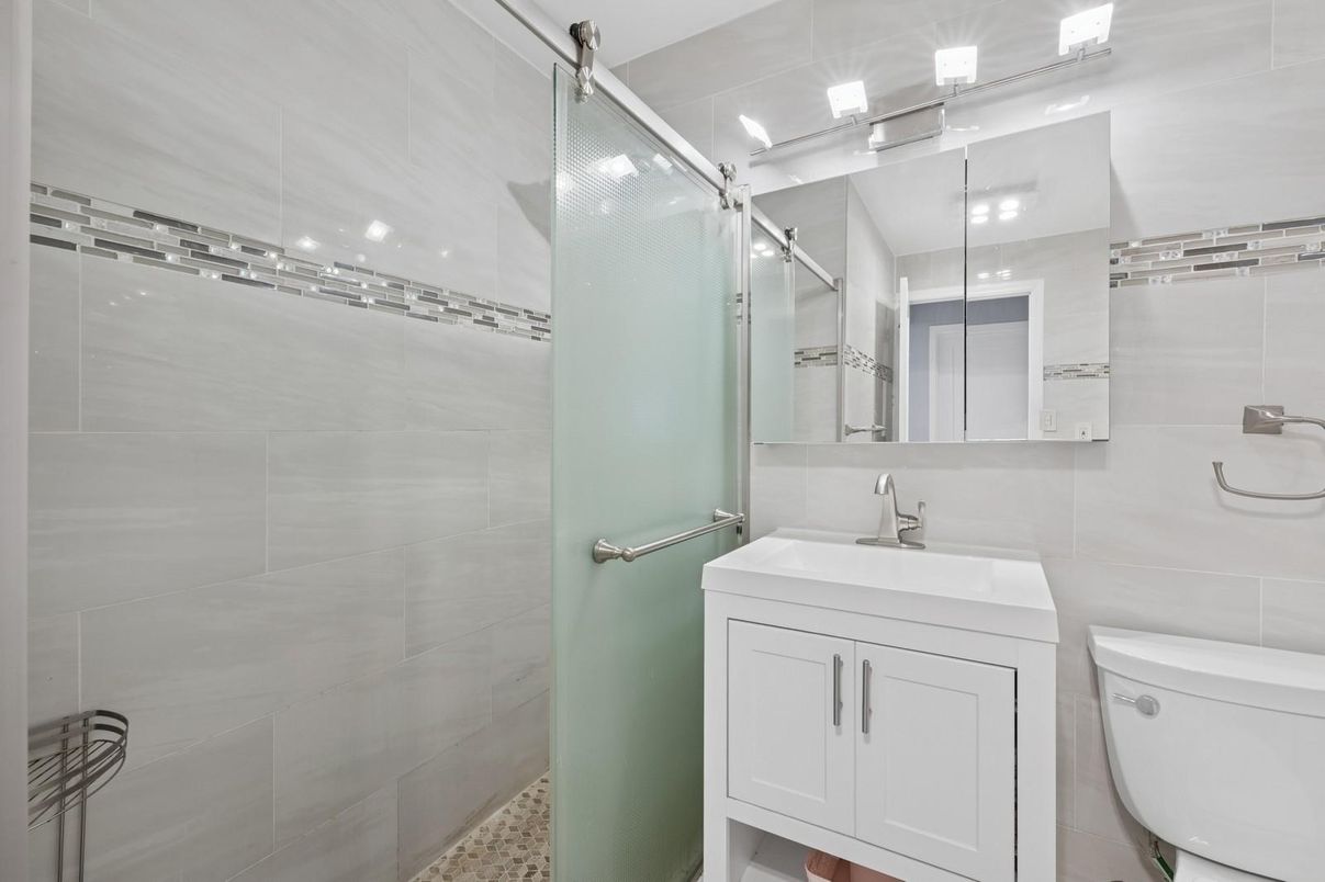Bathroom, Glass Shower, Interior