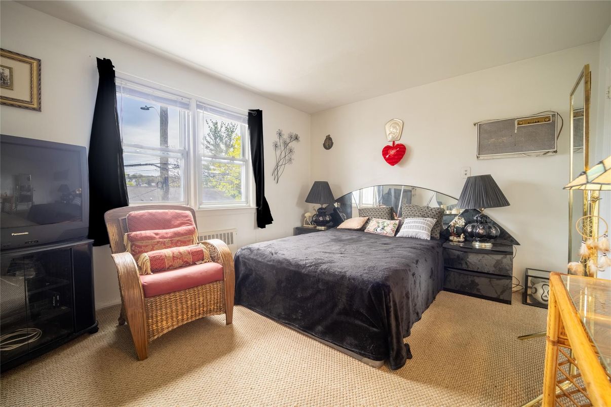 Bedroom, Fireplace, Interior