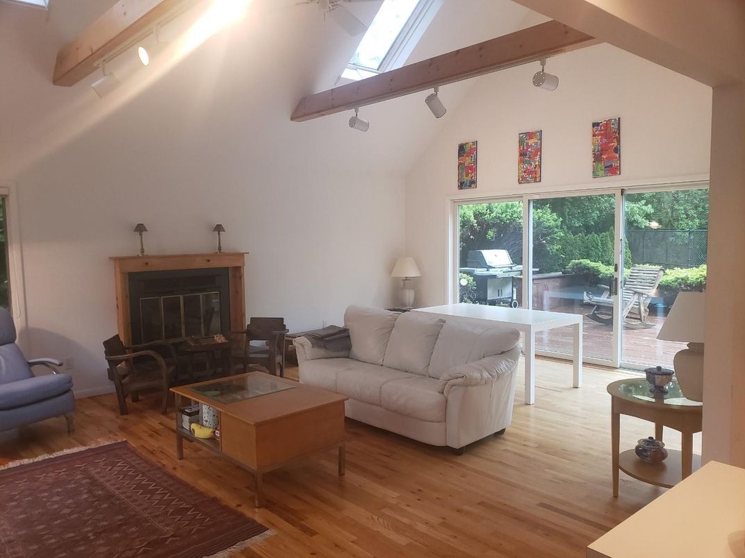 Interior, Living room, Wooden Beams, Wood Texture Flooring