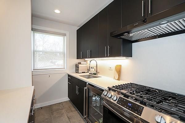 Interior, Kitchen, Recessed Lighting, Stainless Steel Appliances