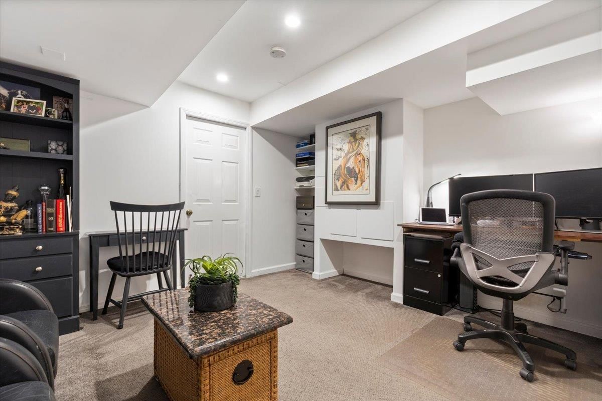 Home Office, Interior, Recessed Lighting