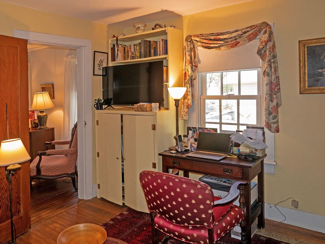 Home Office, Interior, Wood Texture Flooring