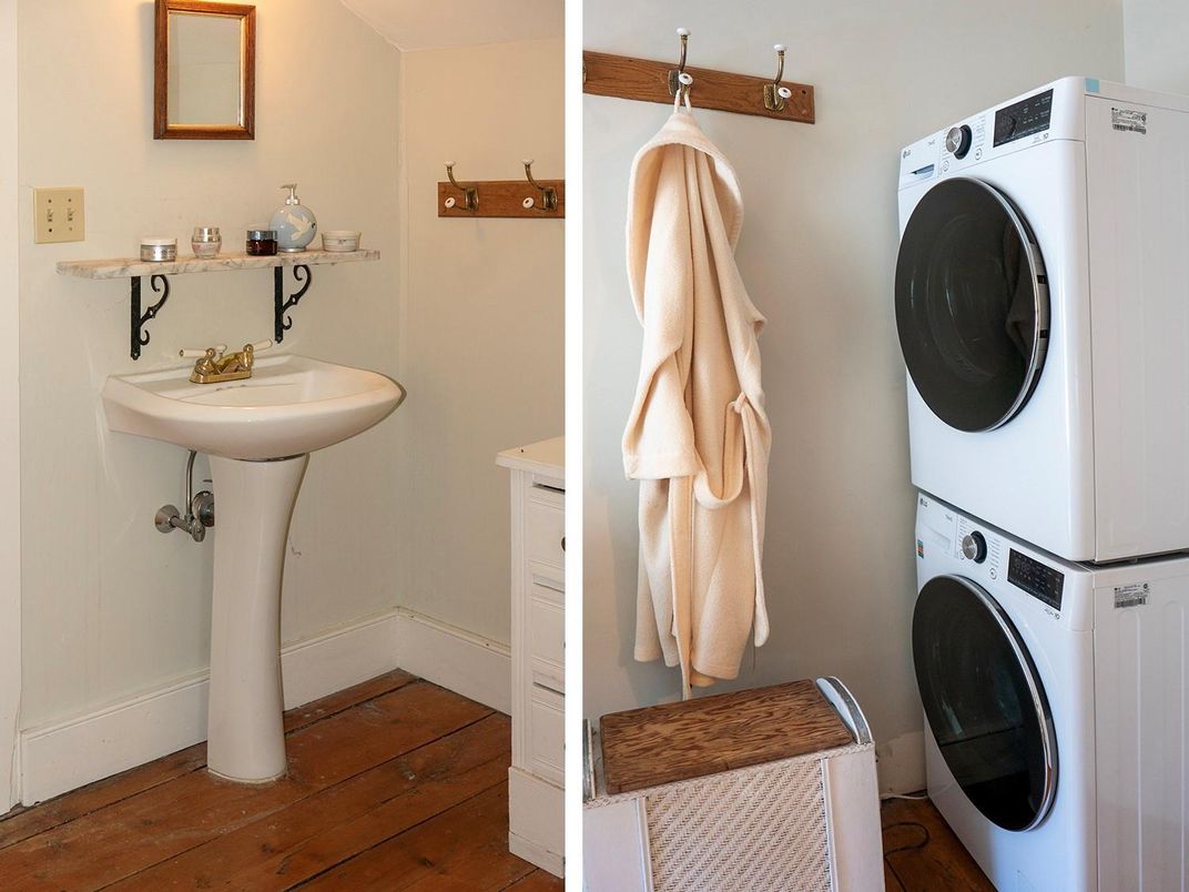 Interior, Utility Closets, Washer, Wood Texture Flooring