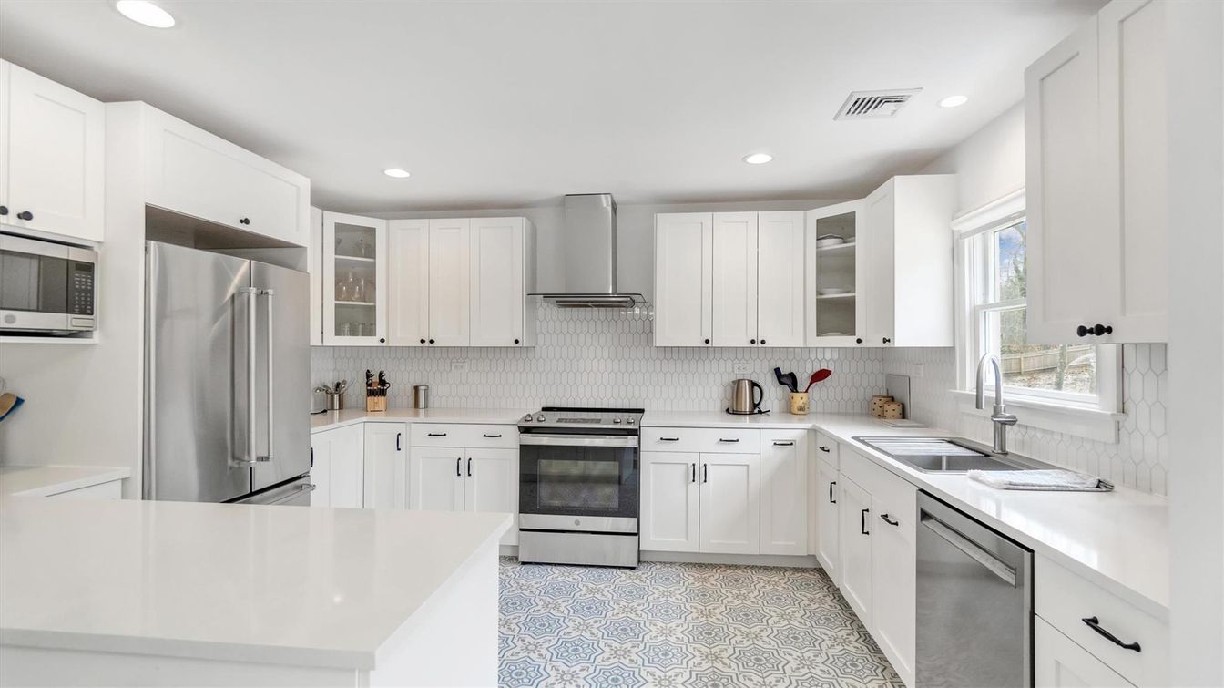 Interior, Kitchen, Recessed Lighting, Stainless Steel Appliances