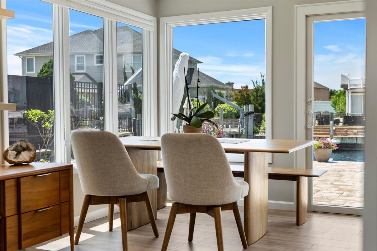 Dining room, Interior, Water, Wood Texture Flooring