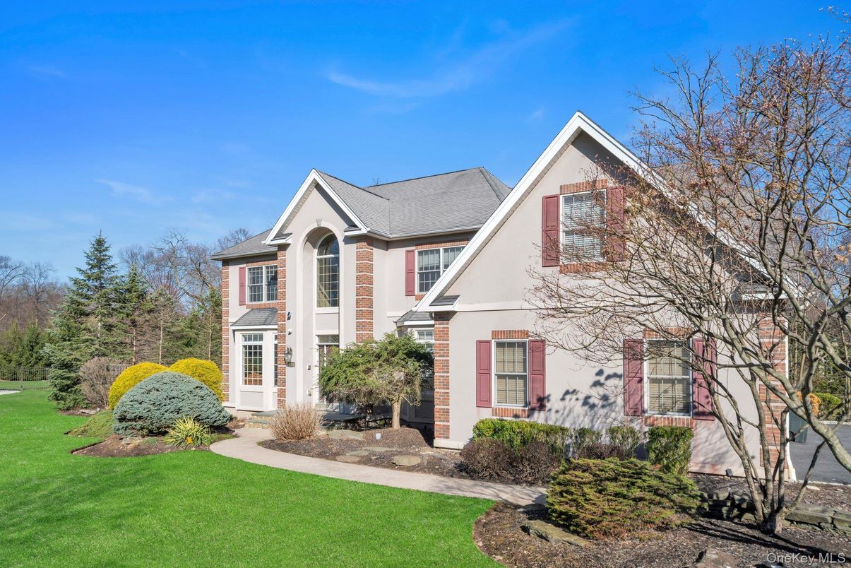 Backyard, Exterior, Facade, Brick Traditional
