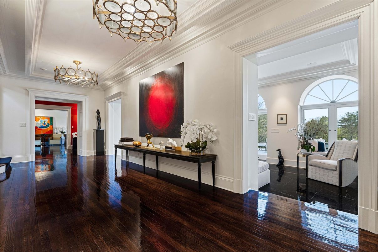 Chandelier, Interior, Wood Texture Flooring