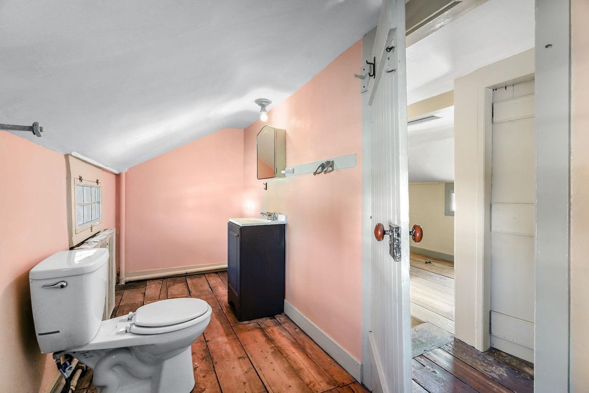 Bathroom, Interior, Wood Texture Flooring