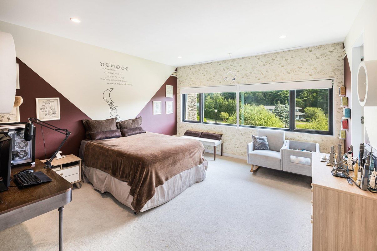 Bedroom, Interior, Recessed Lighting