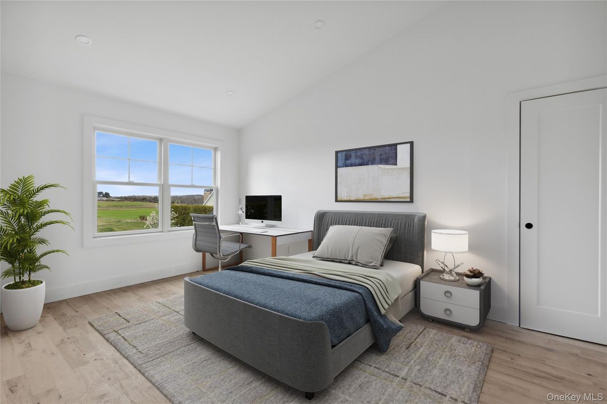 Bedroom, Home Office, Interior, Wood Texture Flooring