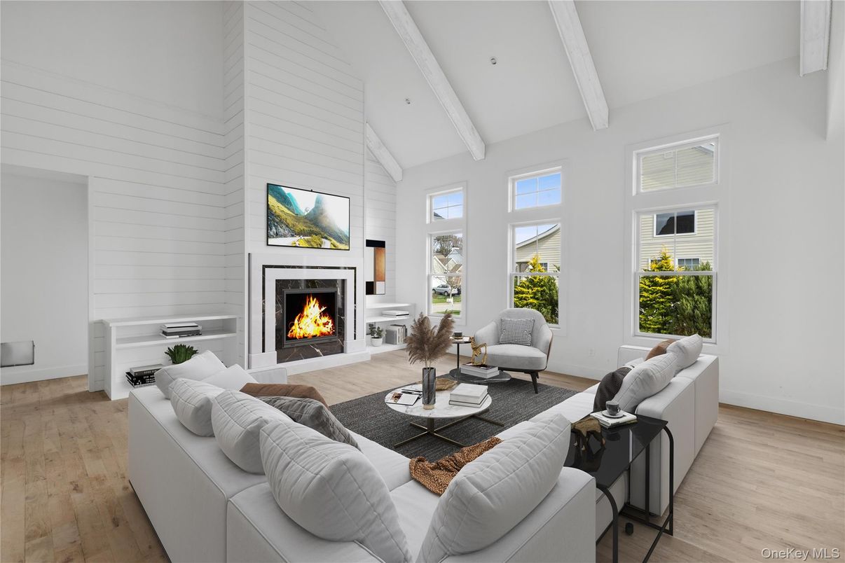 Fireplace, Interior, Living room, Wood Texture Flooring