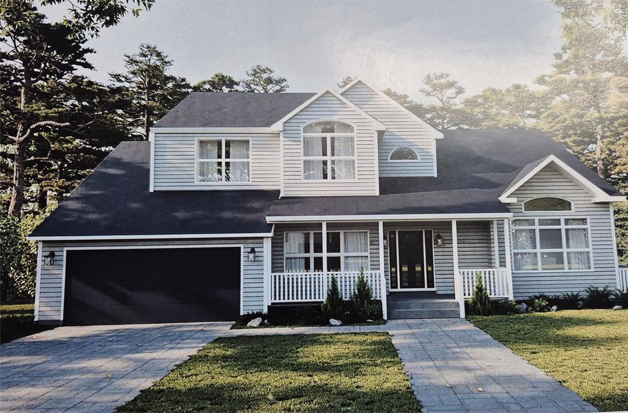 Attached, Exterior, Facade, Ranch