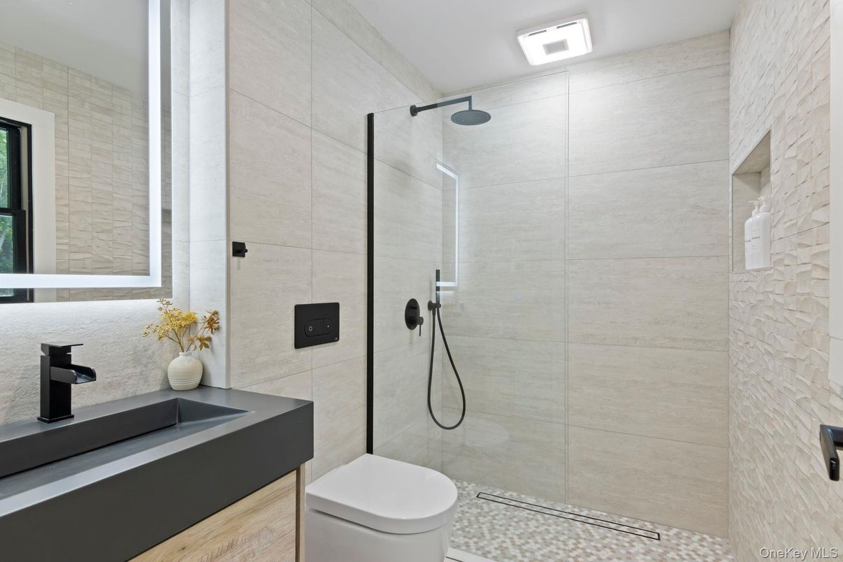 Bathroom, Glass Shower, Interior