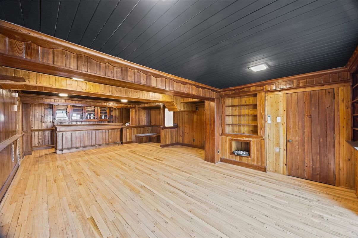 Empty room, Interior, Wood Texture Flooring, Wooden Walls