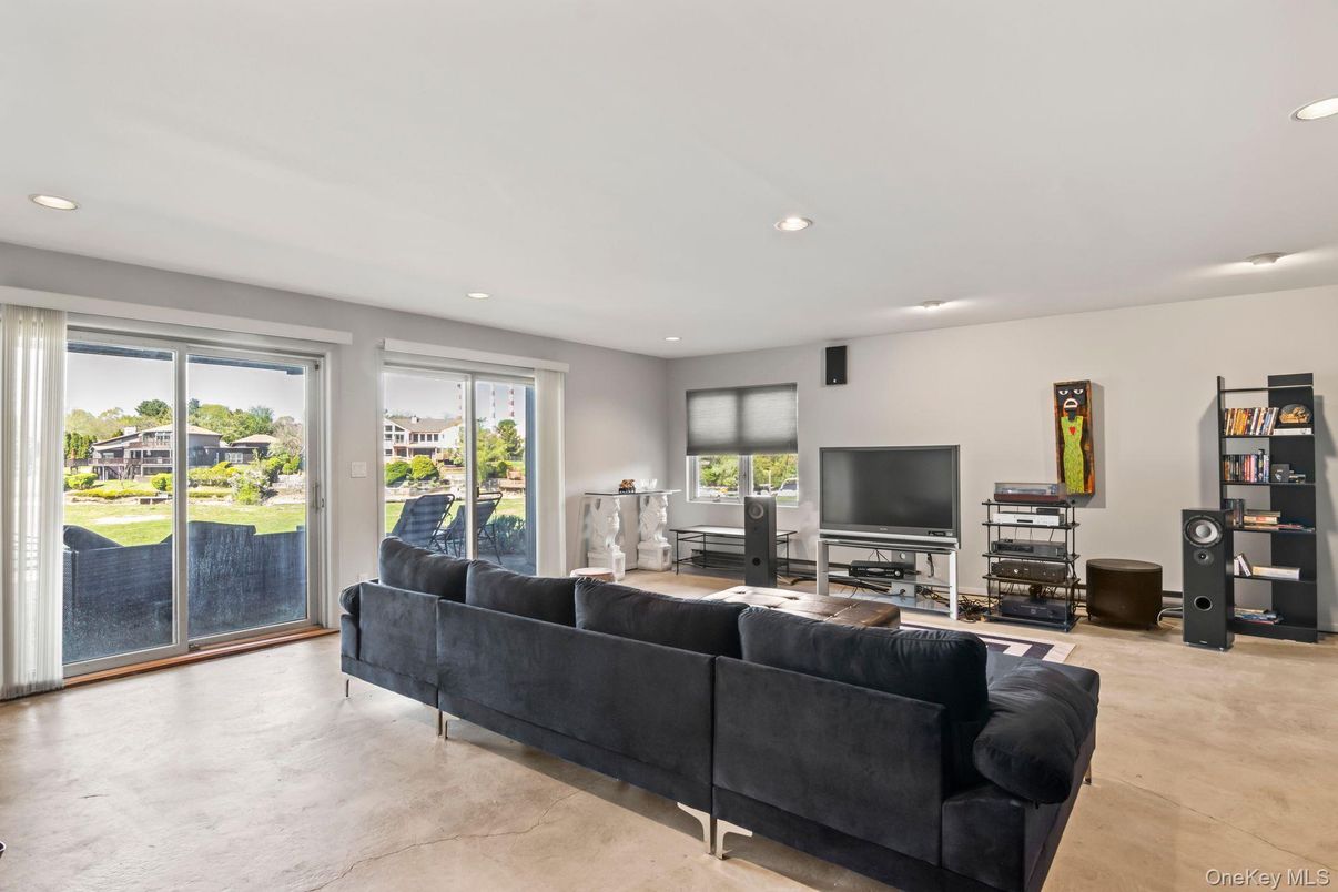 Interior, Living room, Recessed Lighting