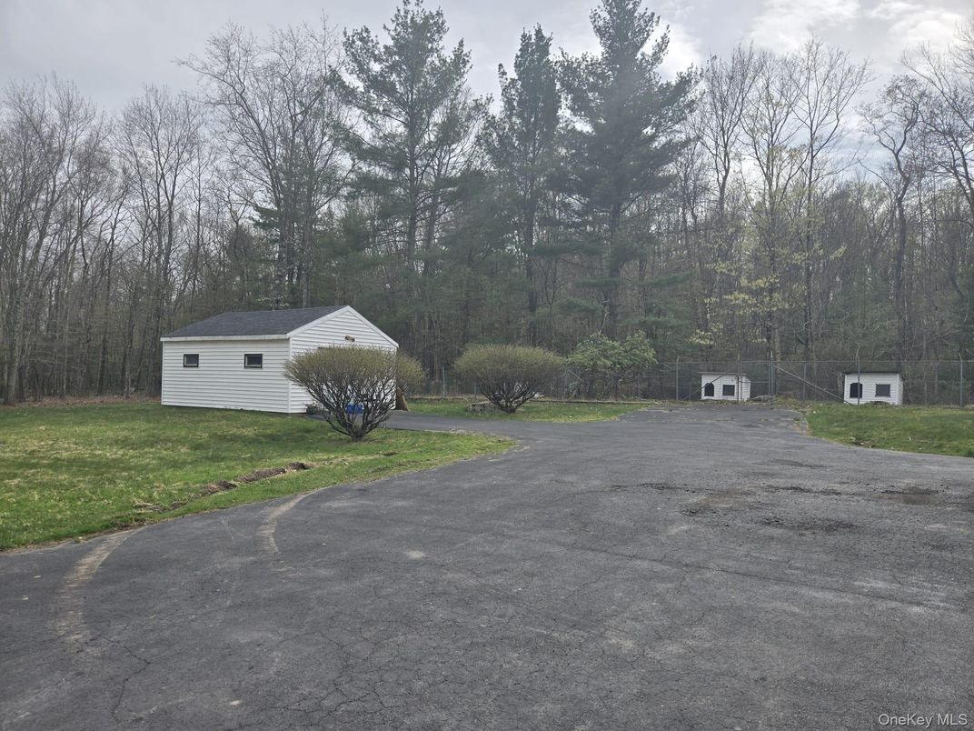 Backyard, Detached Garage, Exterior