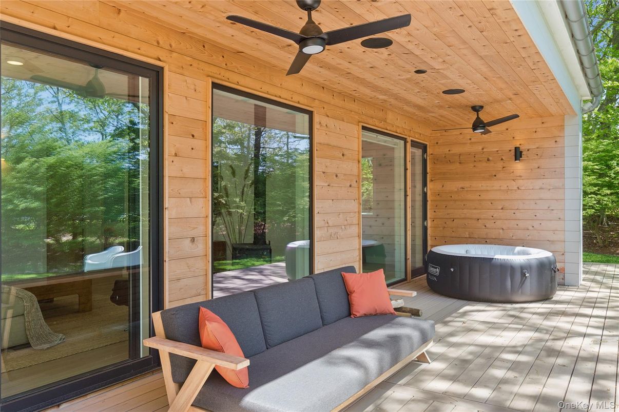 Exterior, Hot Tub, Wooden Walls