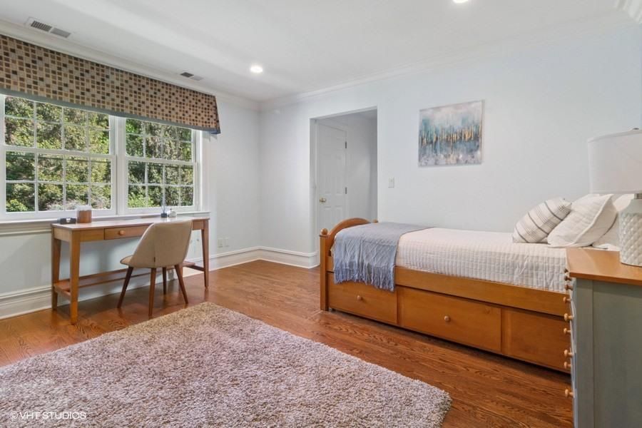 Bedroom, Home Office, Interior, Recessed Lighting, Wood Texture Flooring