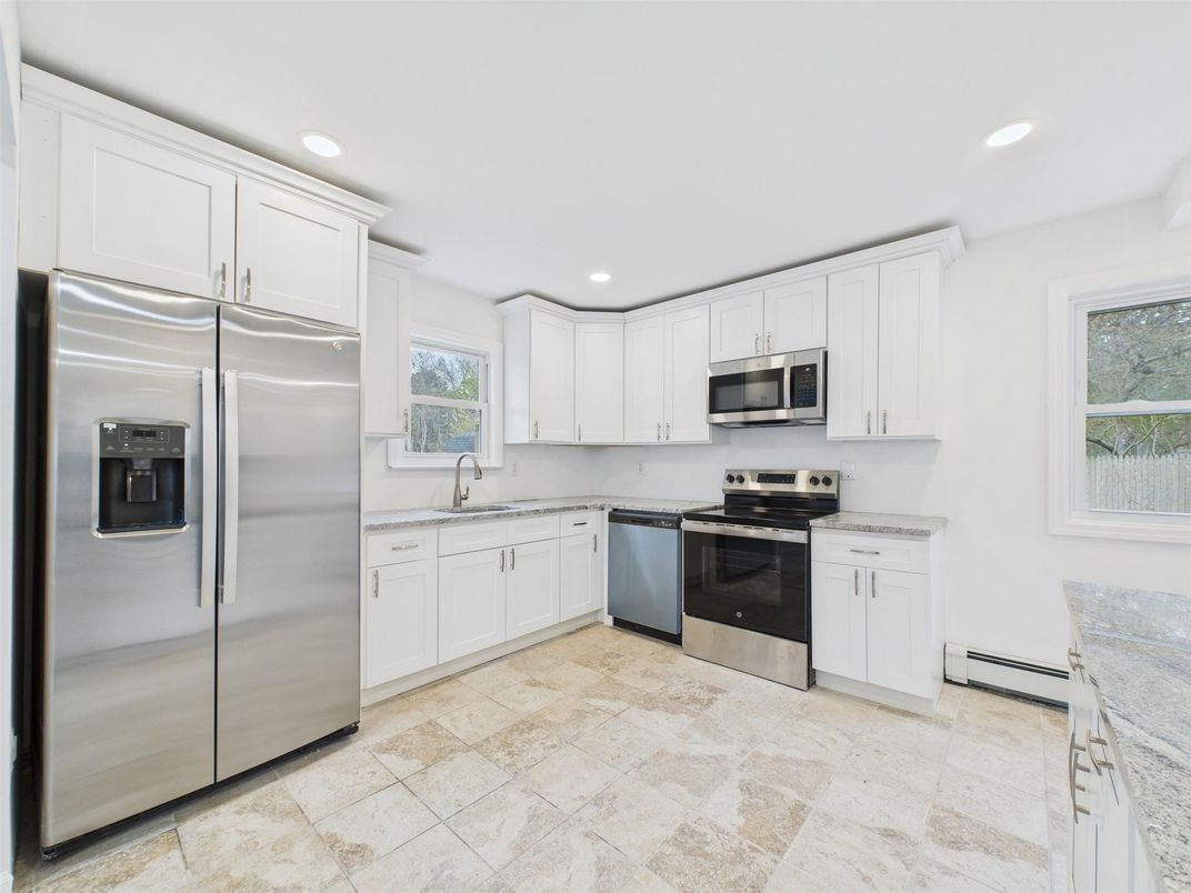 Interior, Kitchen, Recessed Lighting, Stainless Steel Appliances