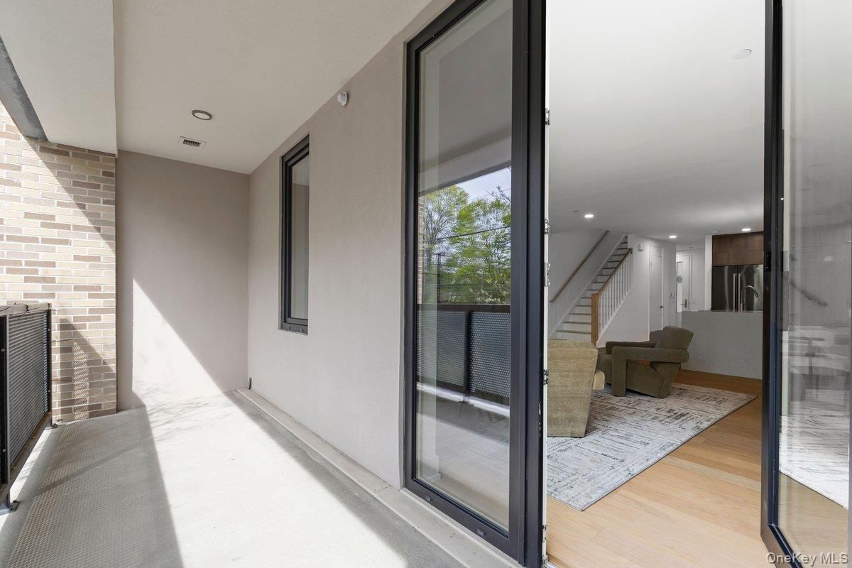 Interior, Recessed Lighting, Stone Walls, Wood Texture Flooring