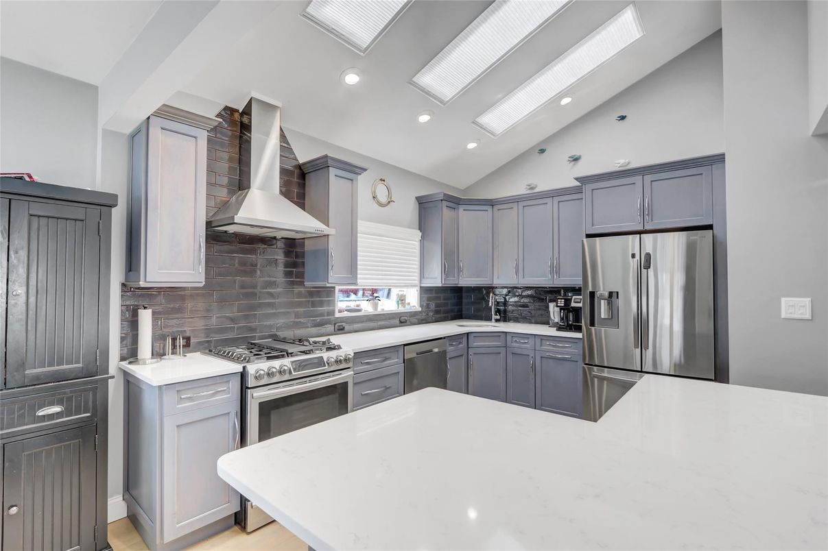 Interior, Kitchen, Recessed Lighting, Stainless Steel Appliances