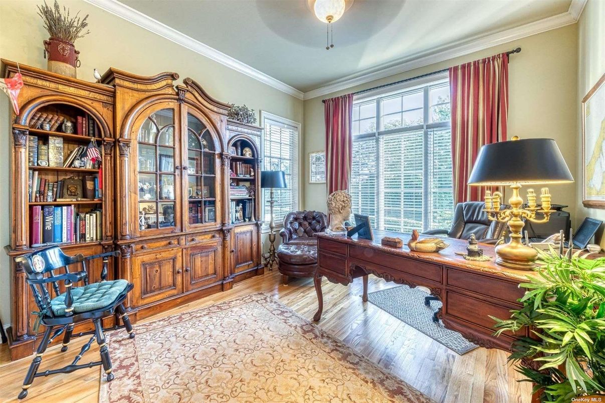 Home Office, Interior, Wood Texture Flooring