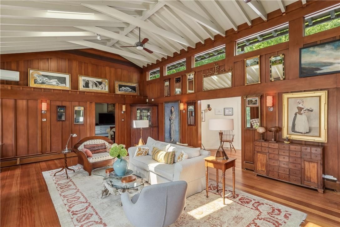Interior, Living room, Wood Texture Flooring, Wooden Walls
