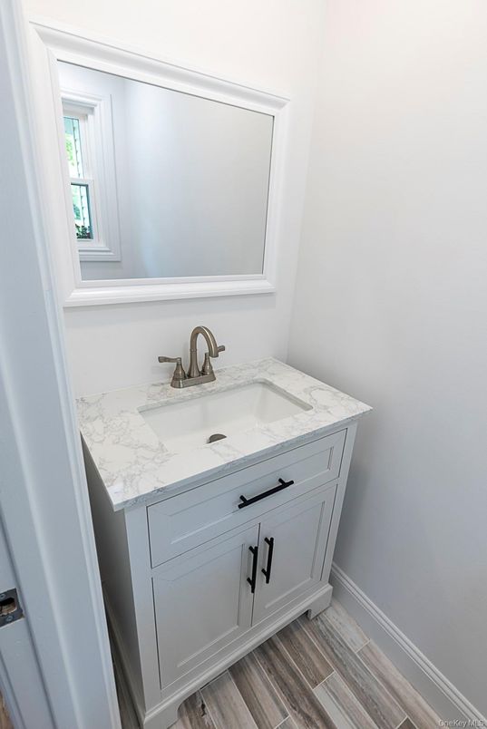 Bathroom, Interior, Wood Texture Flooring