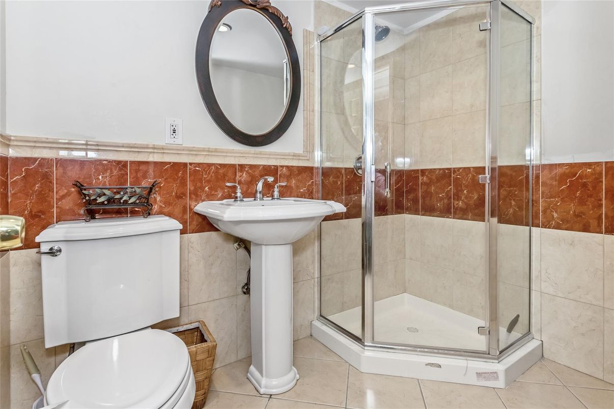 Bathroom, Glass Shower, Interior