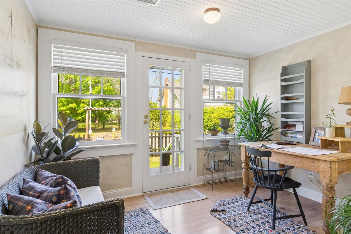 Home Office, Interior, Wood Texture Flooring