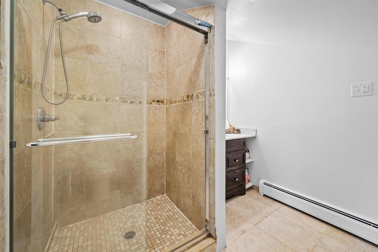 Bathroom, Glass Shower, Interior