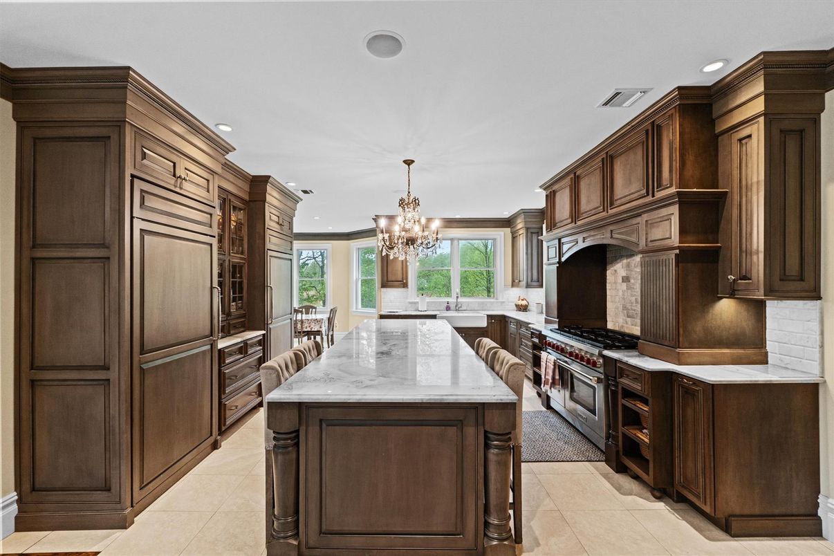 Chandelier, Interior, Kitchen, Recessed Lighting