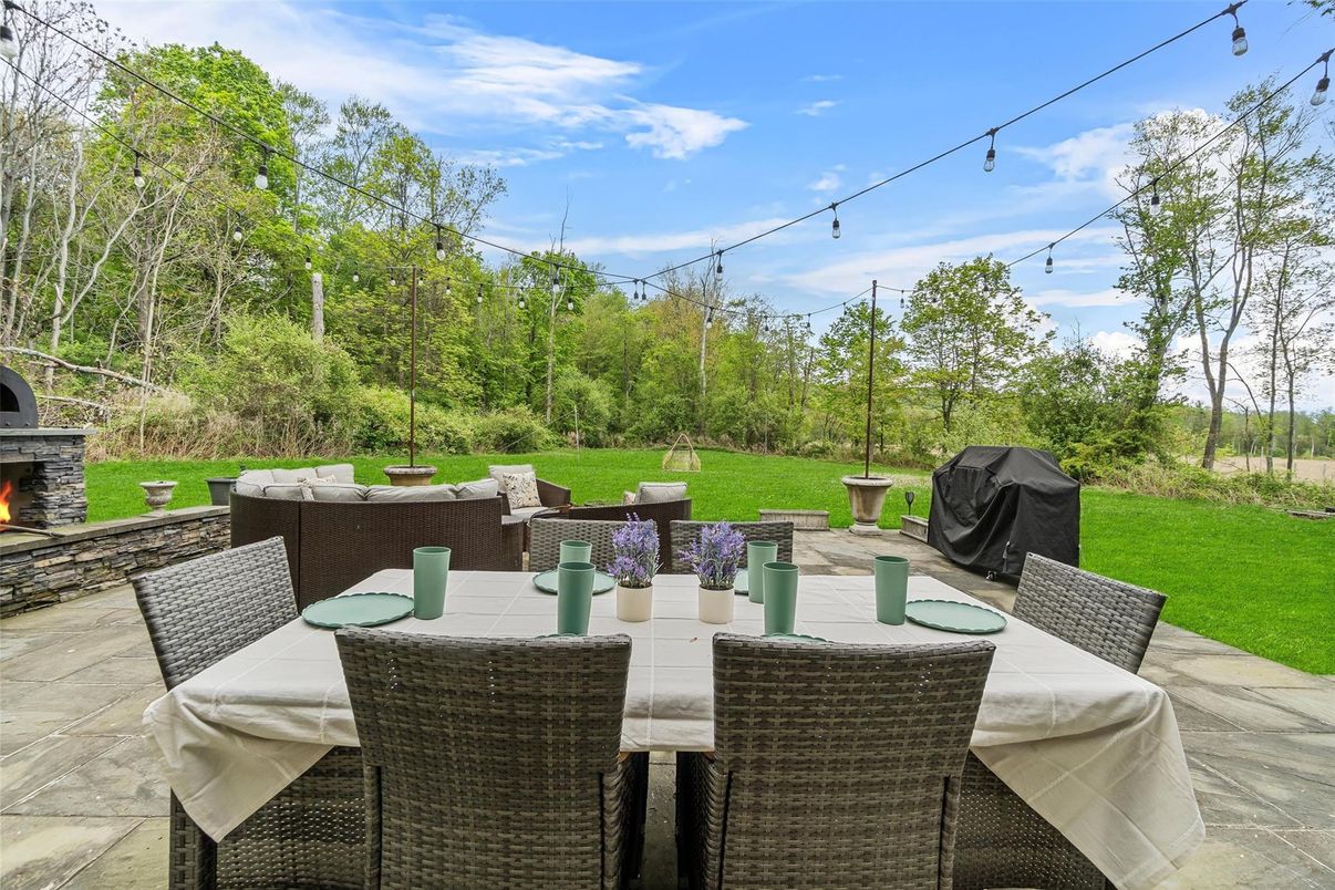 Backyard, Exterior, Fireplace