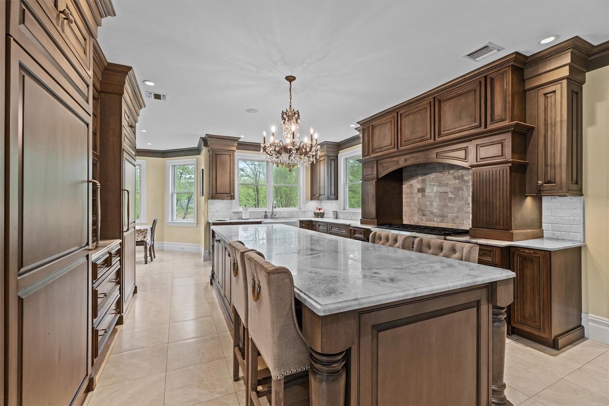 Chandelier, Interior, Kitchen, Recessed Lighting