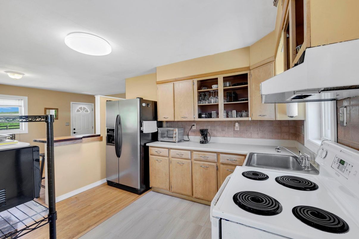 Interior, Kitchen, Wood Texture Flooring