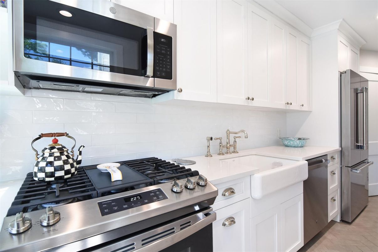 Interior, Kitchen, Recessed Lighting, Stainless Steel Appliances