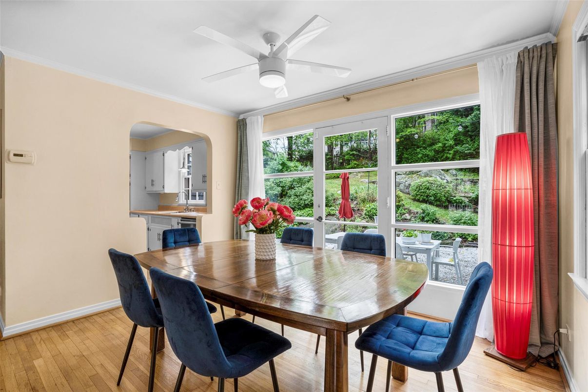 Dining room, Interior, Wood Texture Flooring