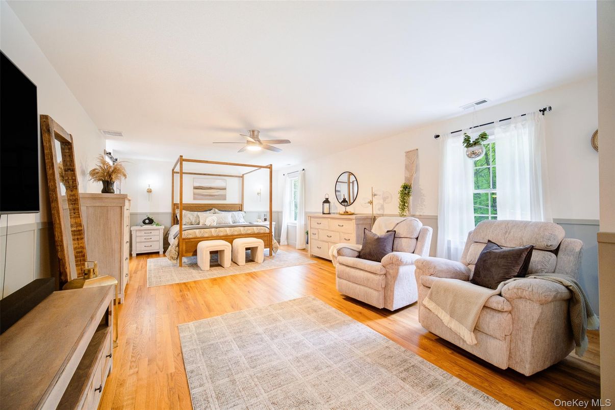 Bedroom, Interior, Wood Texture Flooring